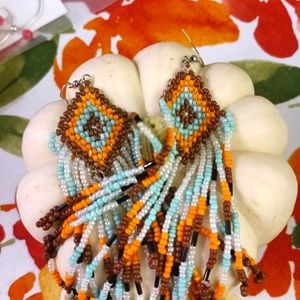 American Indian Tribal Beaded earrings